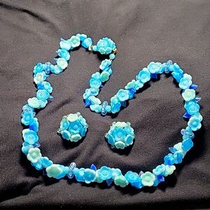 Antique Earring & Necklace Set